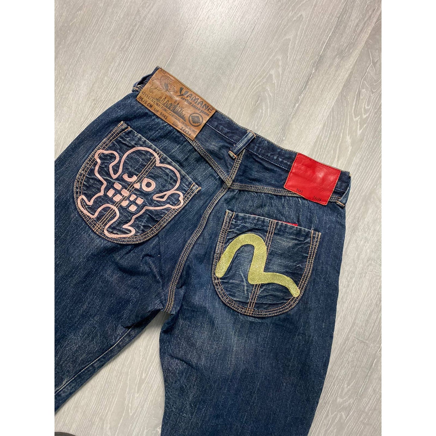 Evisu jeans vintage Yamane Japan Picasso design