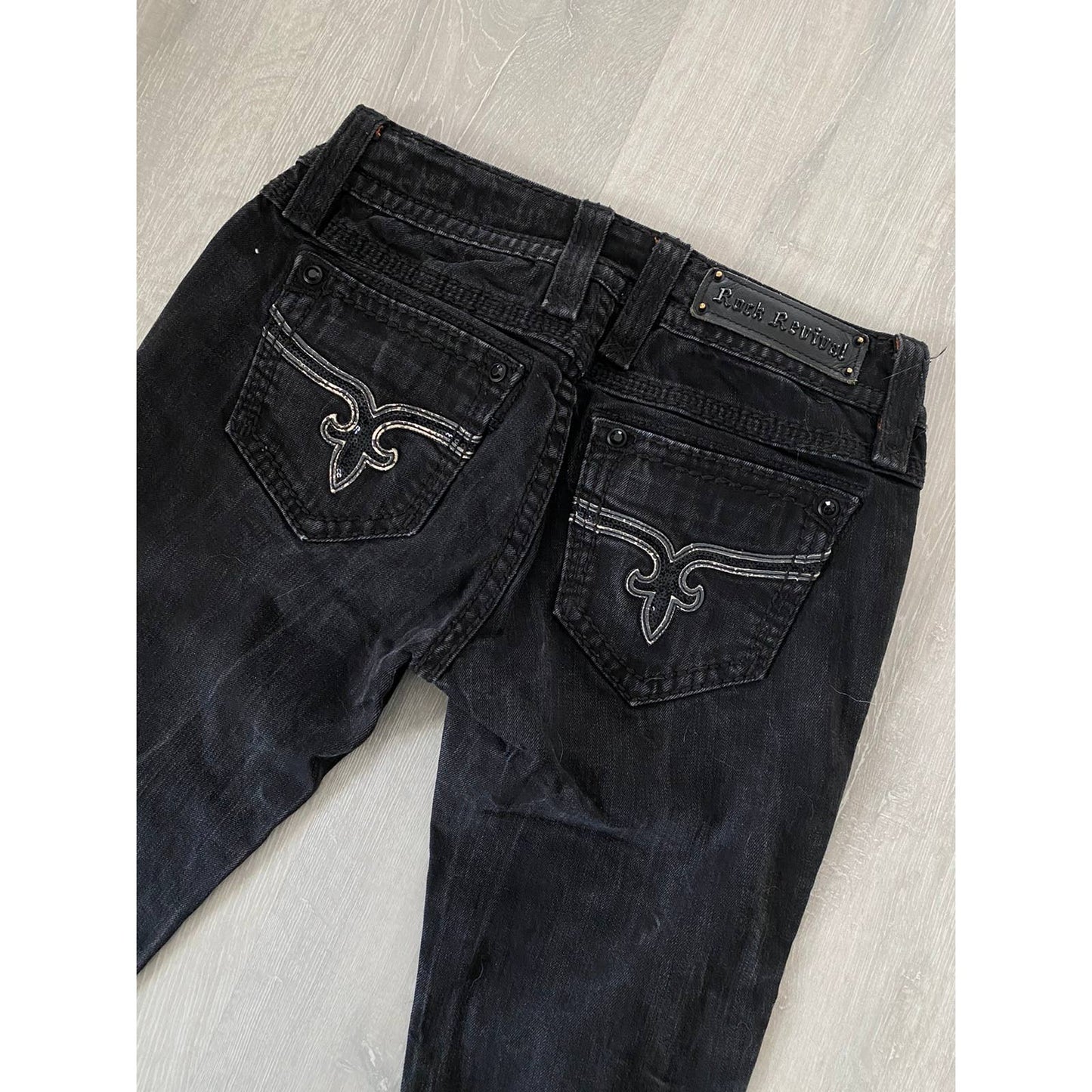 Rock Revival vintage black jeans Y2K