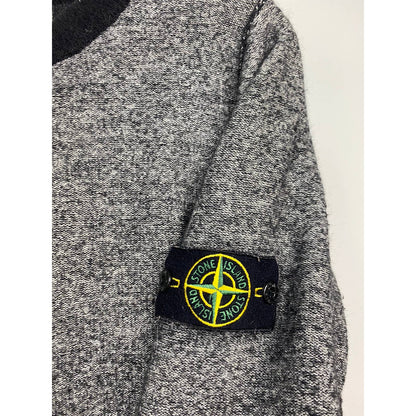 Stone Island vintage grey black wool sweater with the badge