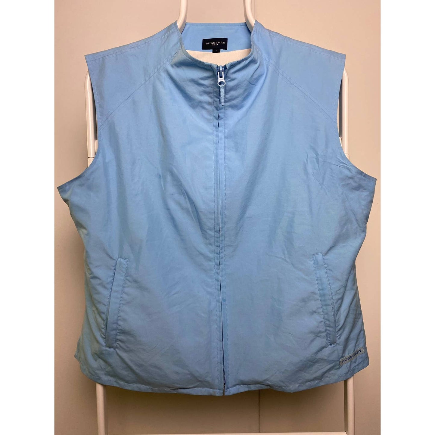 Burberry Golf vintage vest blue windstopper