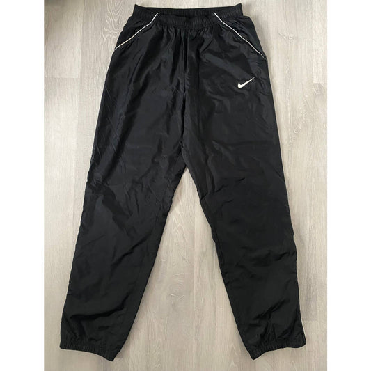 Nike vintage black track pants small swoosh 2000s