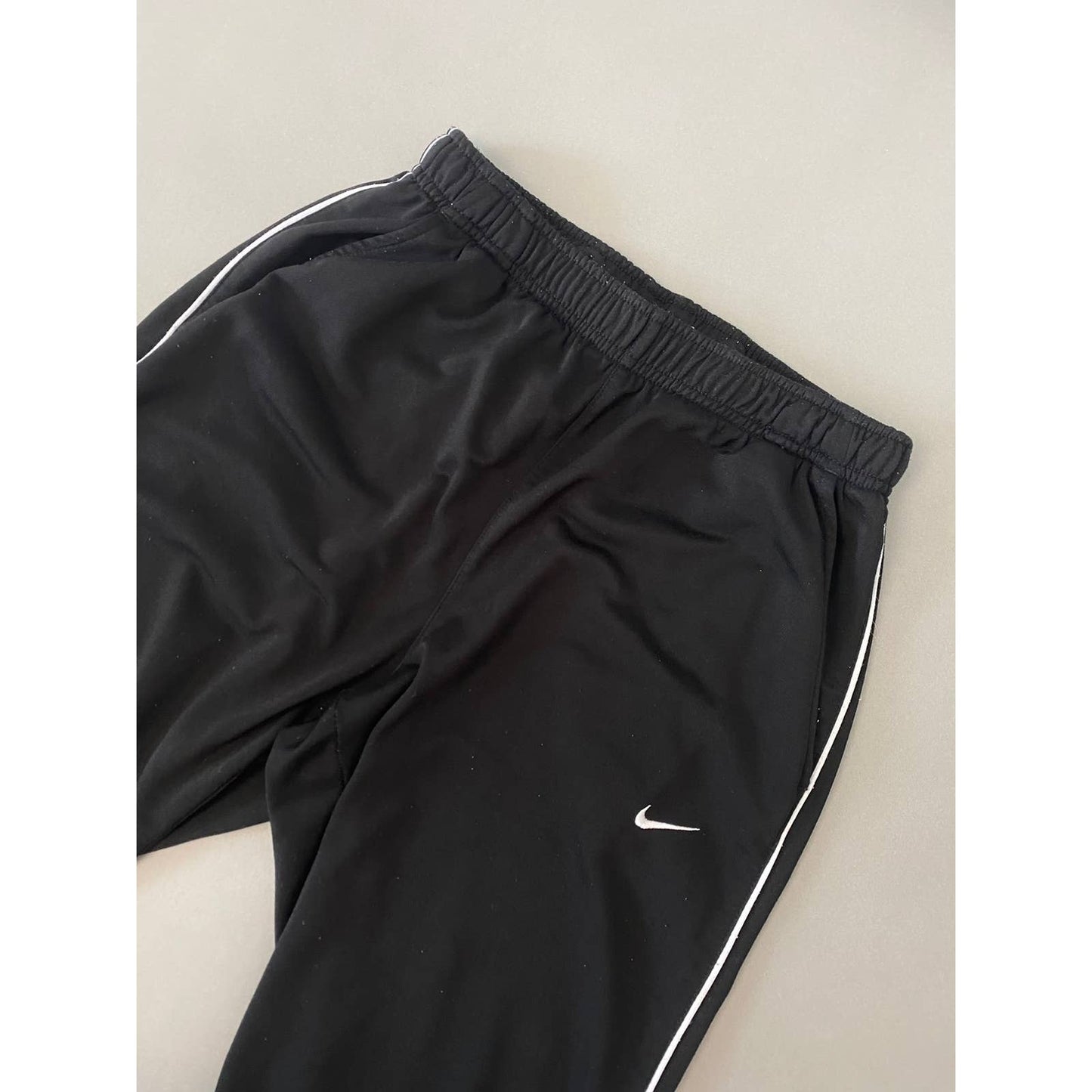 Nike vintage black track pants small swoosh 2000s