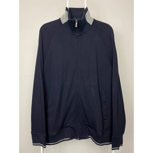 Burberry vintage zip up turtleneck sweatshirt spellout