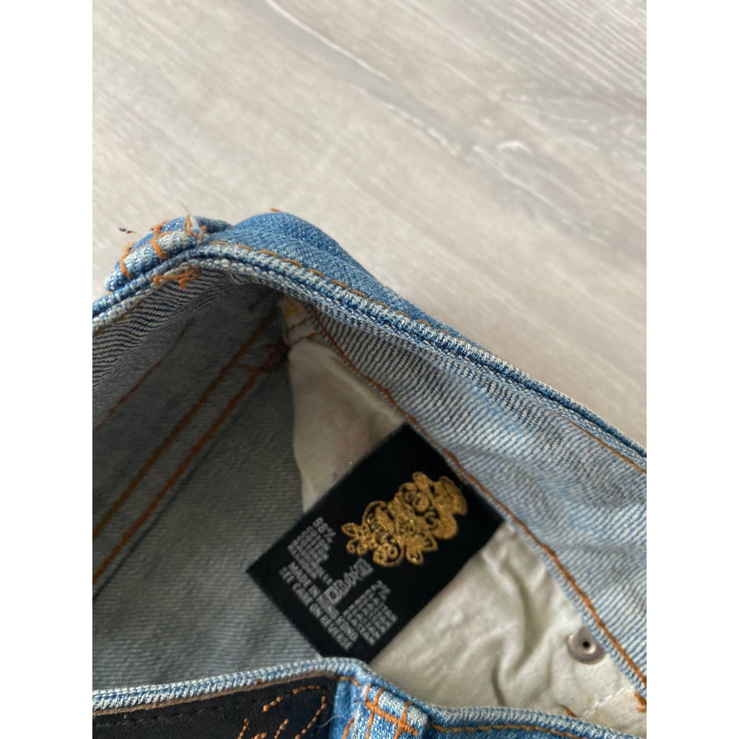 Ed Hardy Christian Audigier vintage jeans big logo pants