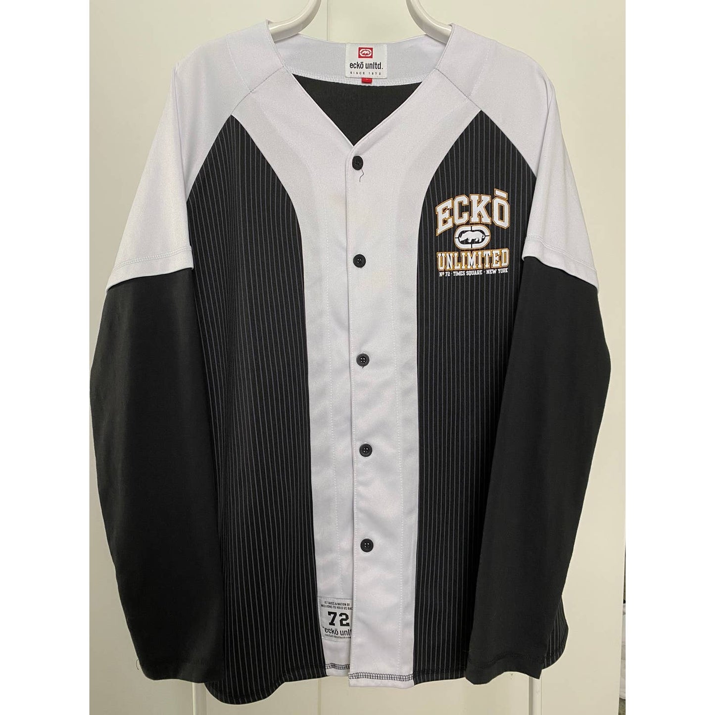 90s Ecko Unltd vintage black Jersey long sleeve