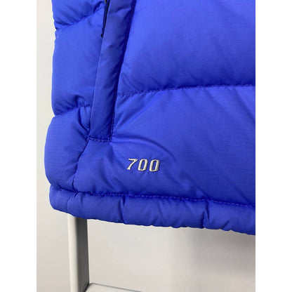 The North Face vintage blue puffer vest 700 nuptse
