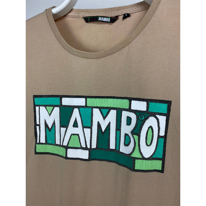 Mambo Australia vintage beige long sleeve T-shirt big logo