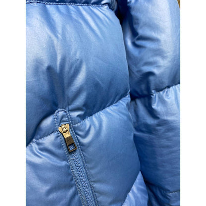 Nike vintage blue puffer jacket small swoosh