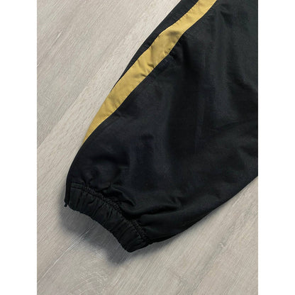 Nike vintage black track pants No logo 2000s gold