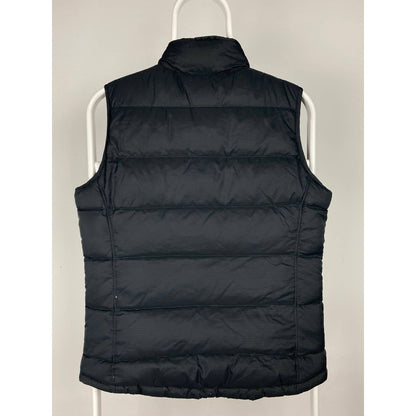 Nike vintage black pink reversible puffer vest small swoosh