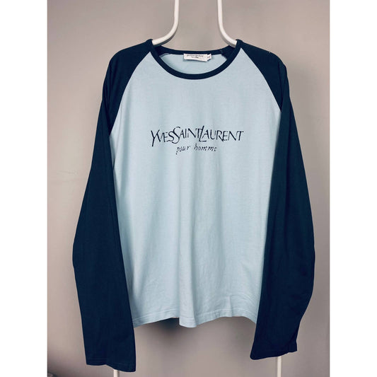 Yves Saint Laurent vintage YSL spell out long sleeve Tshirt