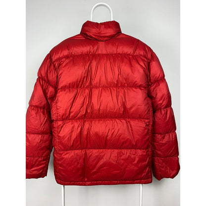 Nike vintage red puffer jacket small swoosh cargo