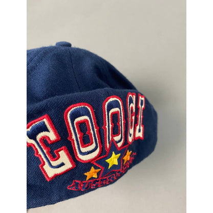Coogi vintage navy cap snap back big logo trucker hat