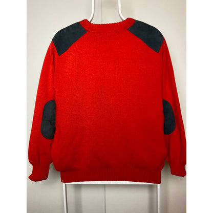 Burberry vintage red sweater small logo