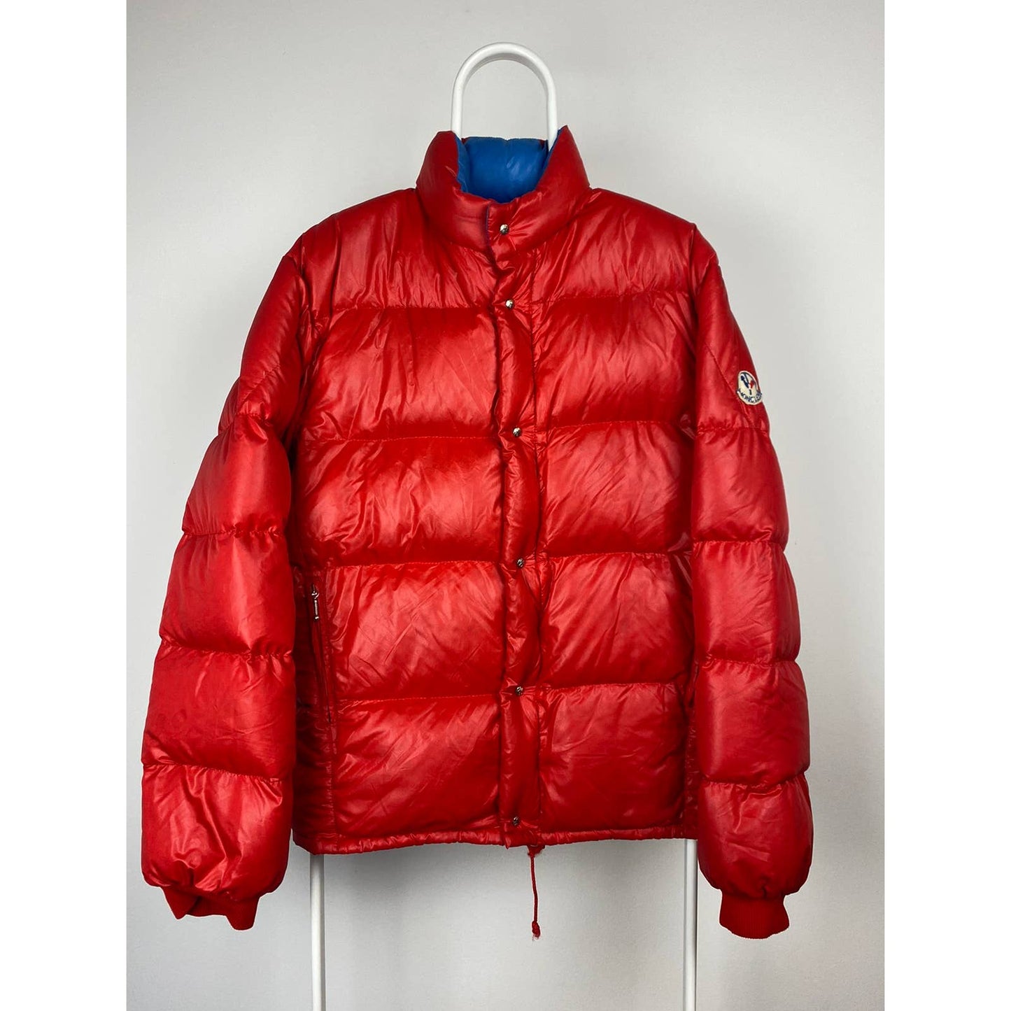 90s Moncler vintage red puffer jacket