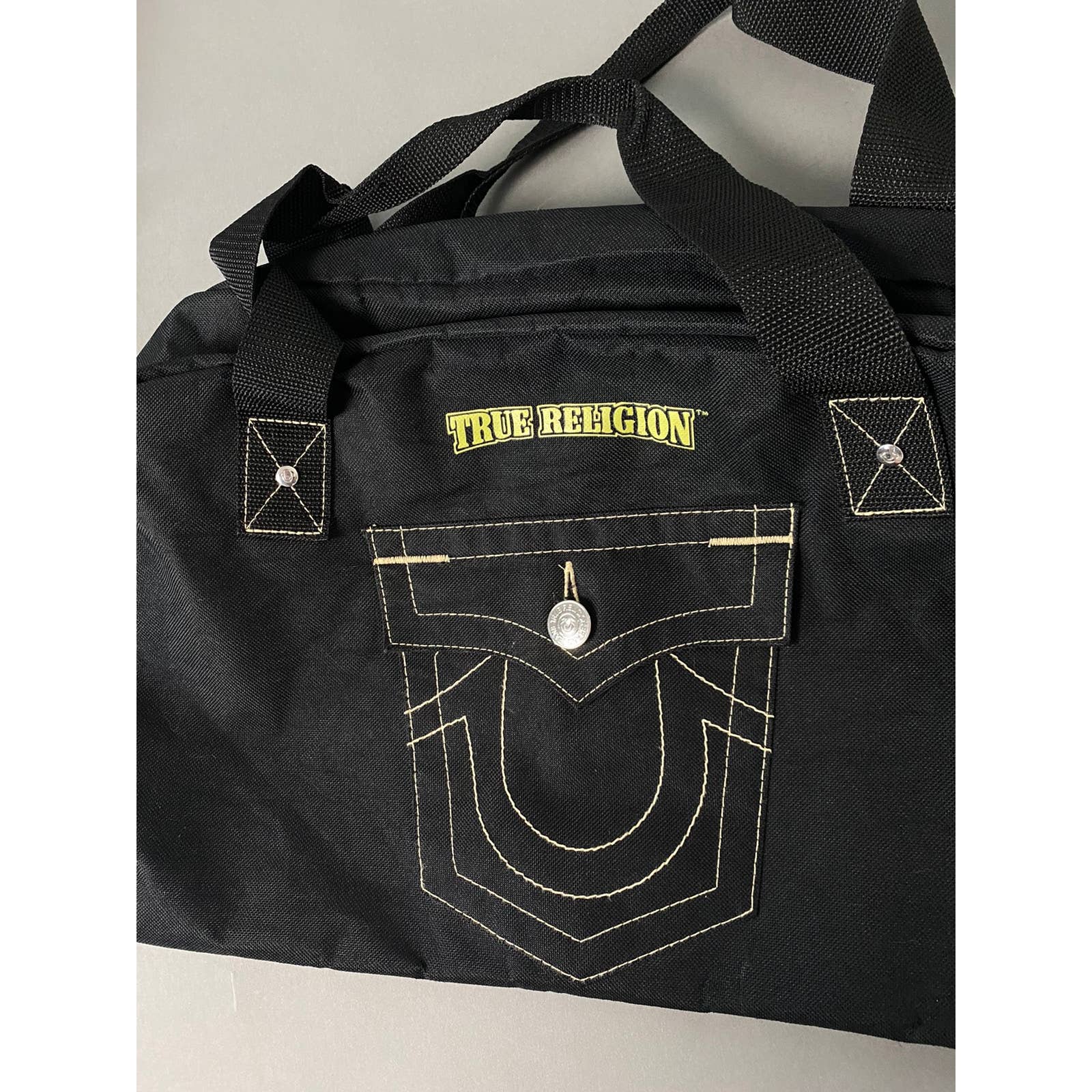 NEW True Religion TR Mini Denim Tote Bag Purse Crossbody Dark Denim  TNFB0057E | eBay