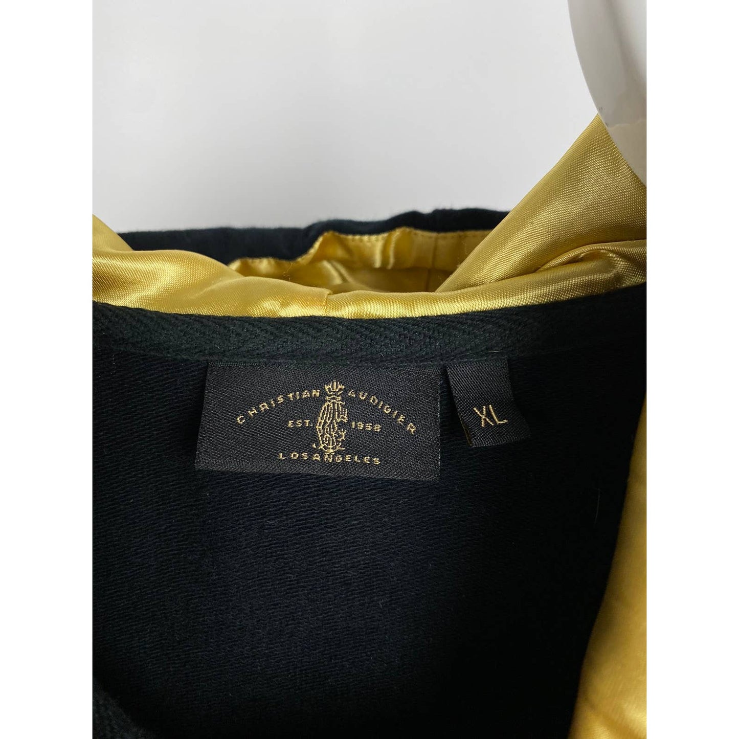 Ed Hardy Christian Audigier vintage black zip hoodie Y2K