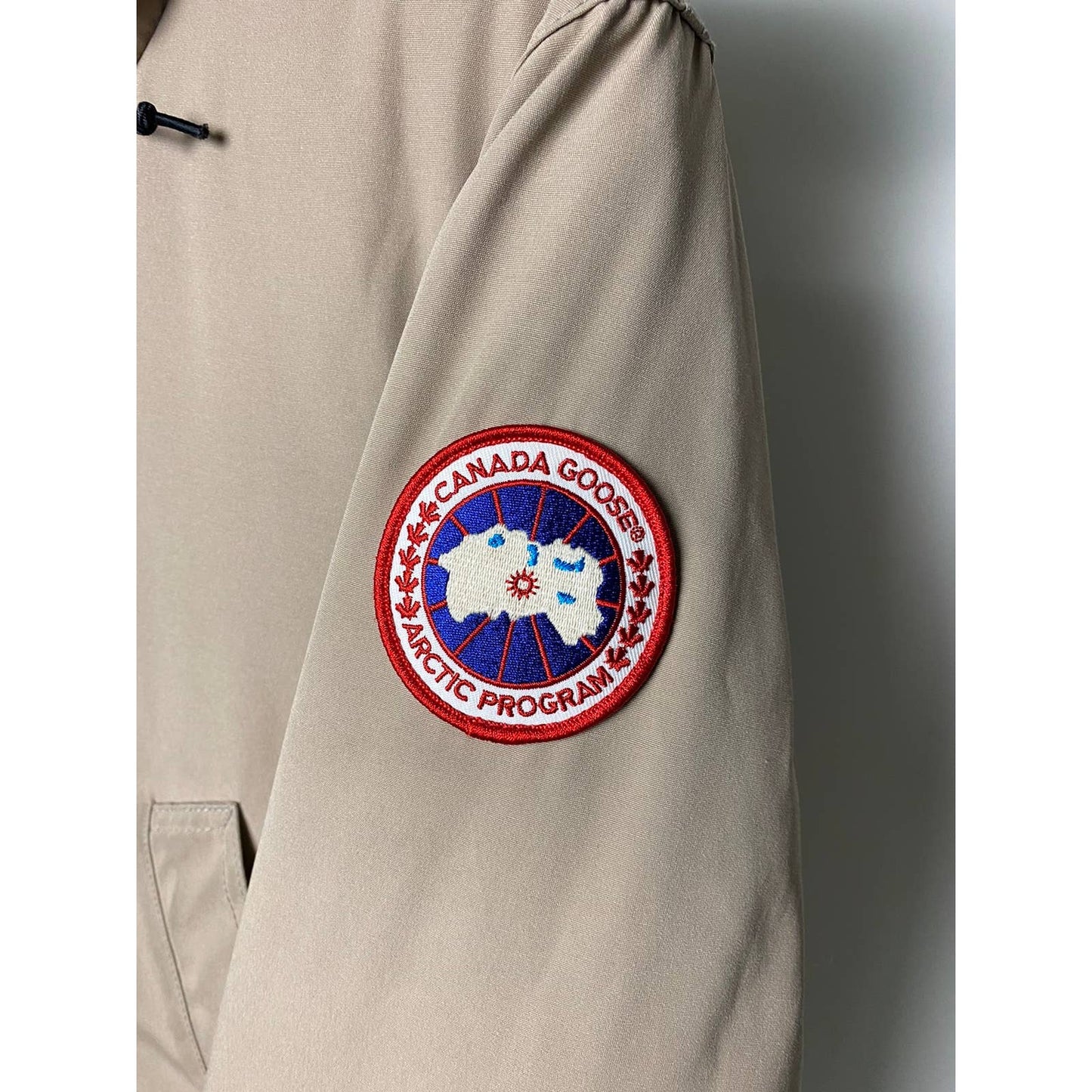 Canada Goose trillium parka jacket beige puffer