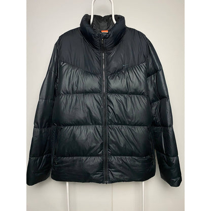 Nike vintage black puffer jacket small swoosh