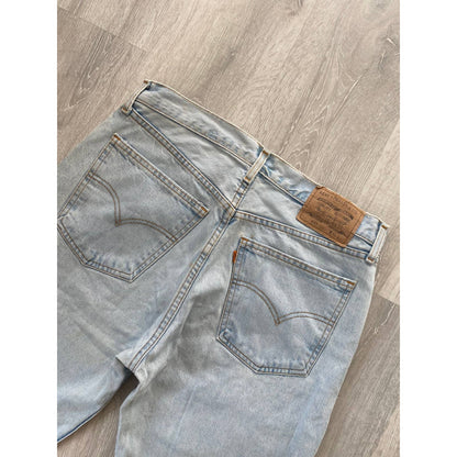 90s Levi’s 615 02 vintage Orange tab baby blue jeans denim