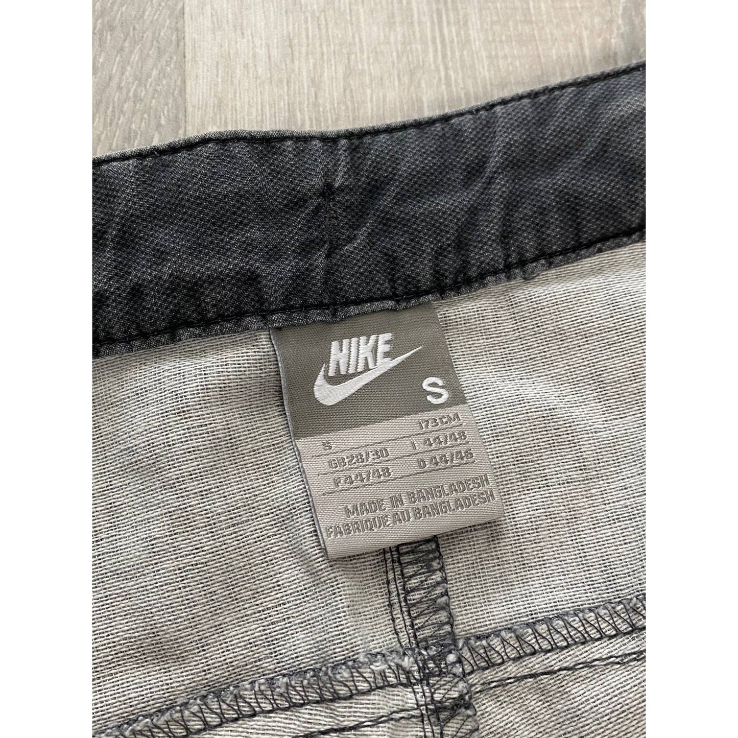 Nike vintage chino swoosh grey small swoosh pants