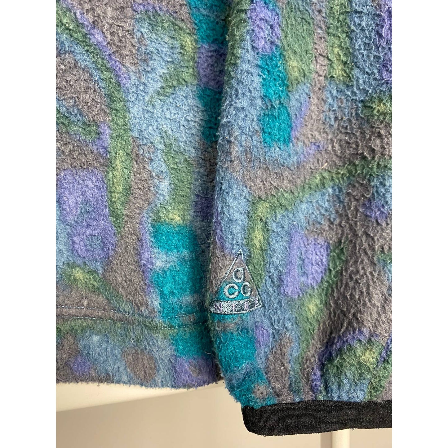 Nike ACG vintage 90s multicolor fleece jacket sherpa