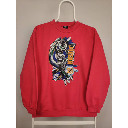 Nike Jordan vintage spellout sweatshirt red rare 90s