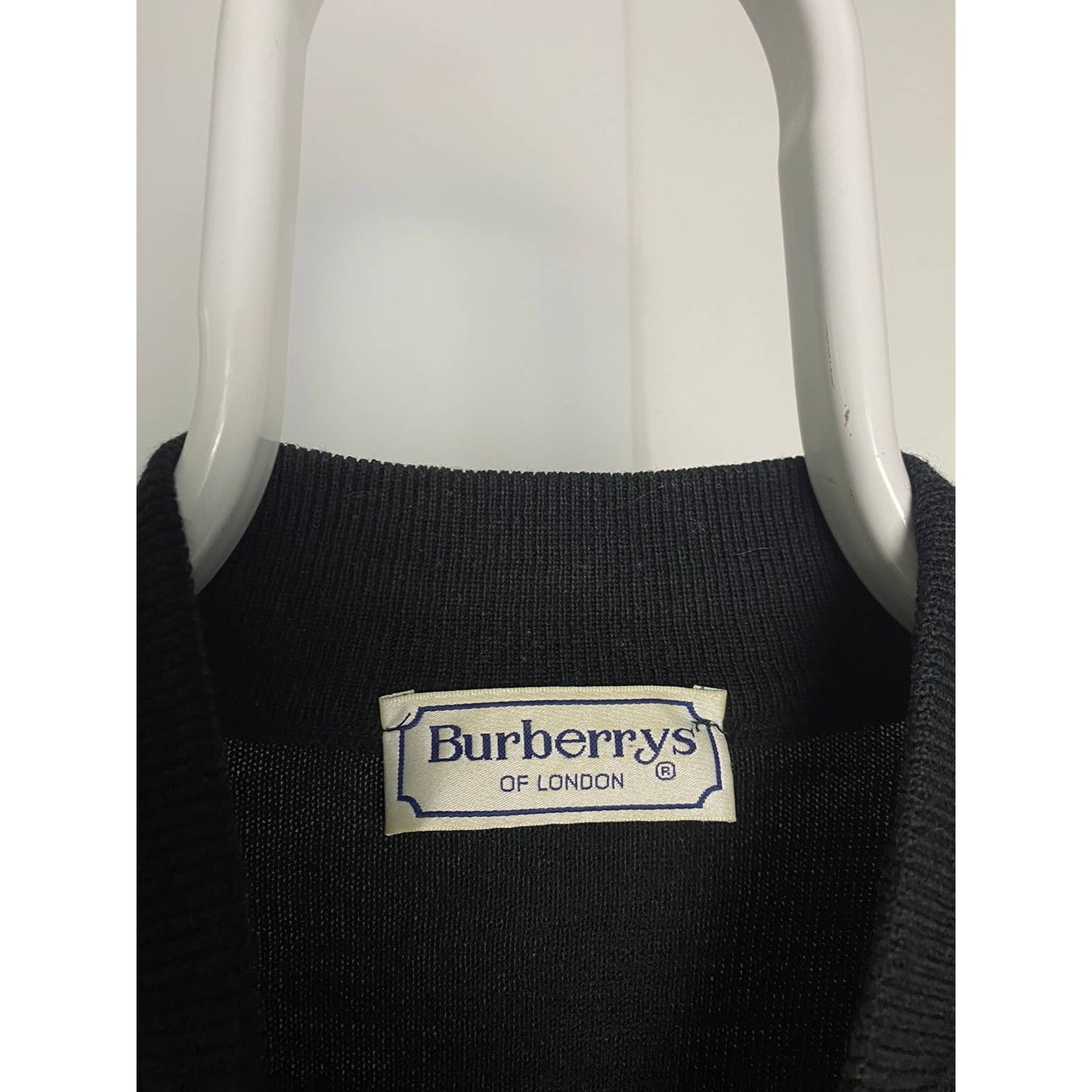 Burberry vintage black sweater small logo Burberrys