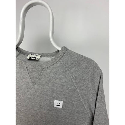 Acne Studios grey sweatshirt collage face