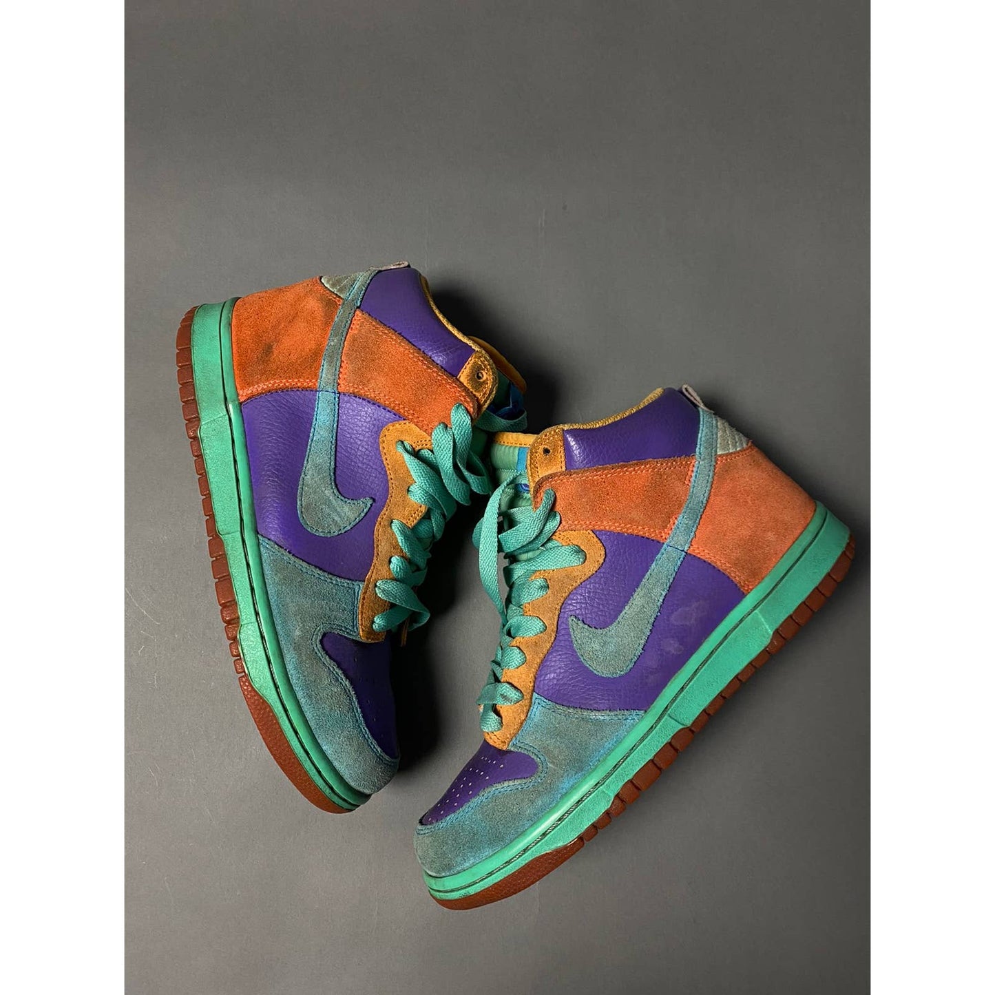 Vintage Nike Dunk High 6.0 'Pure Purple Cyan Coral'
