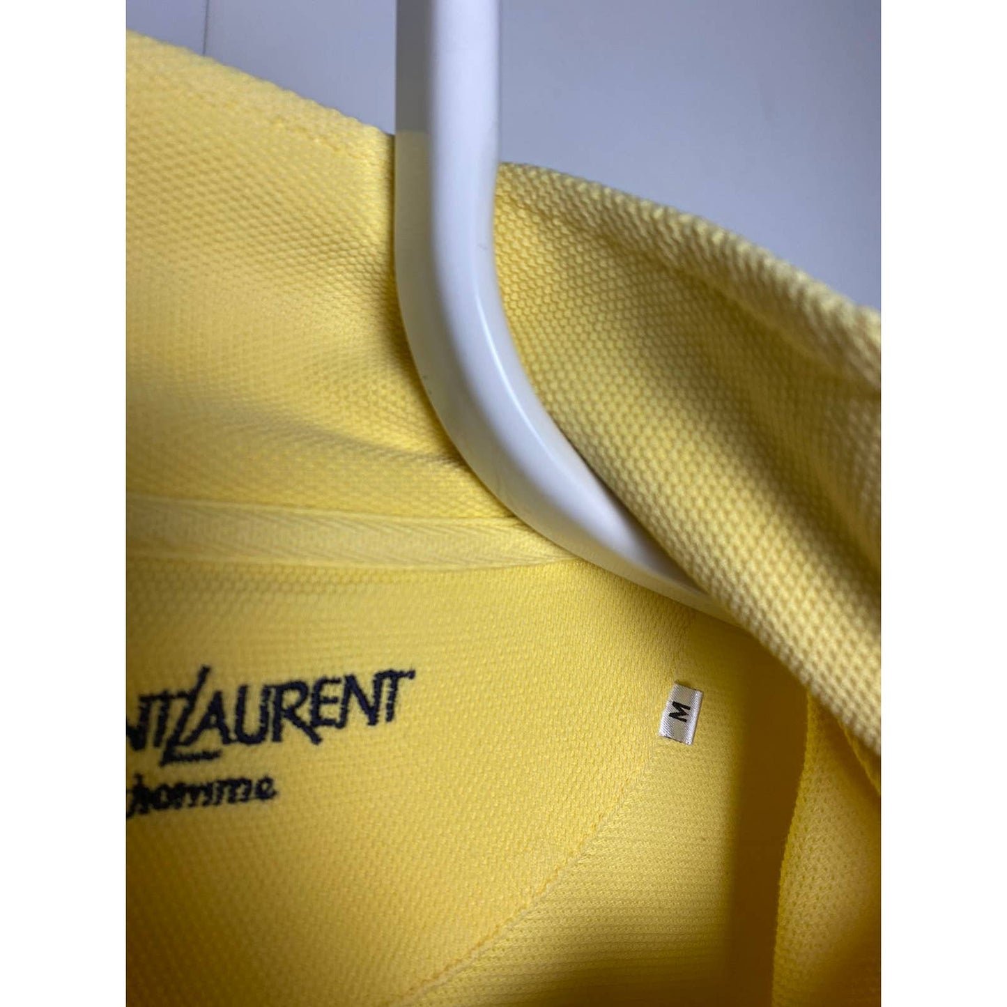 Yves Saint Laurent vintage yellow quarter zip sweatshirt YSL