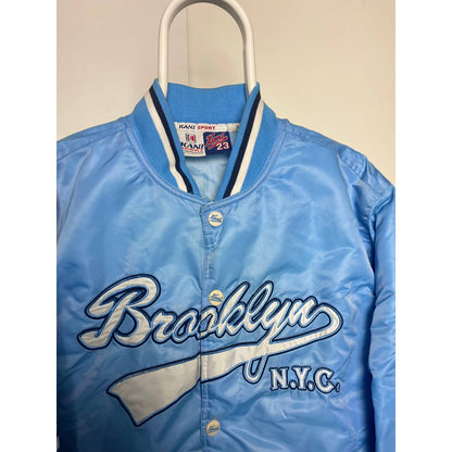 Karl Kani 23 Brooklyn vintage navy baby blue jacket big logo
