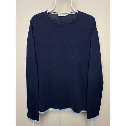 Yves Saint Laurent Vintage spell out sweater YSL knit