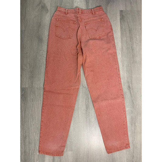 90s Levi’s 900 series vintage pink mom jeans made in Canada