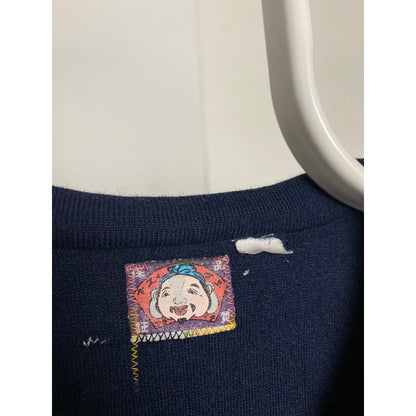 Evisu vintage navy cardigan sweater small logo