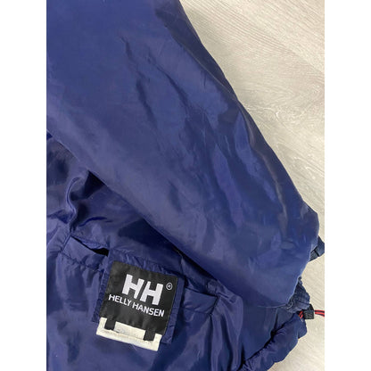 Helly Hansen vintage reversible puffer jacket big logo navy