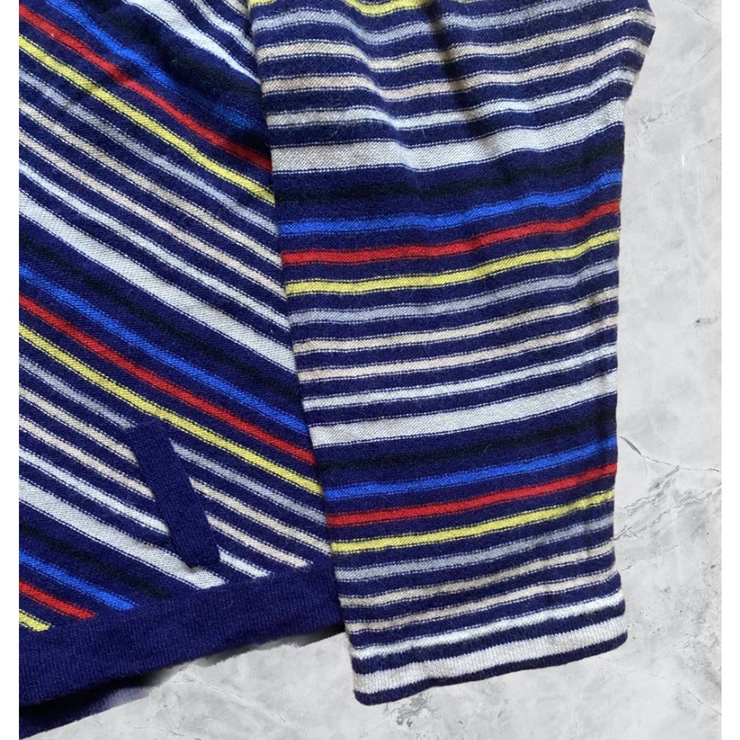 Sonia Rykiel Paris vintage navy sweater striped multicolor