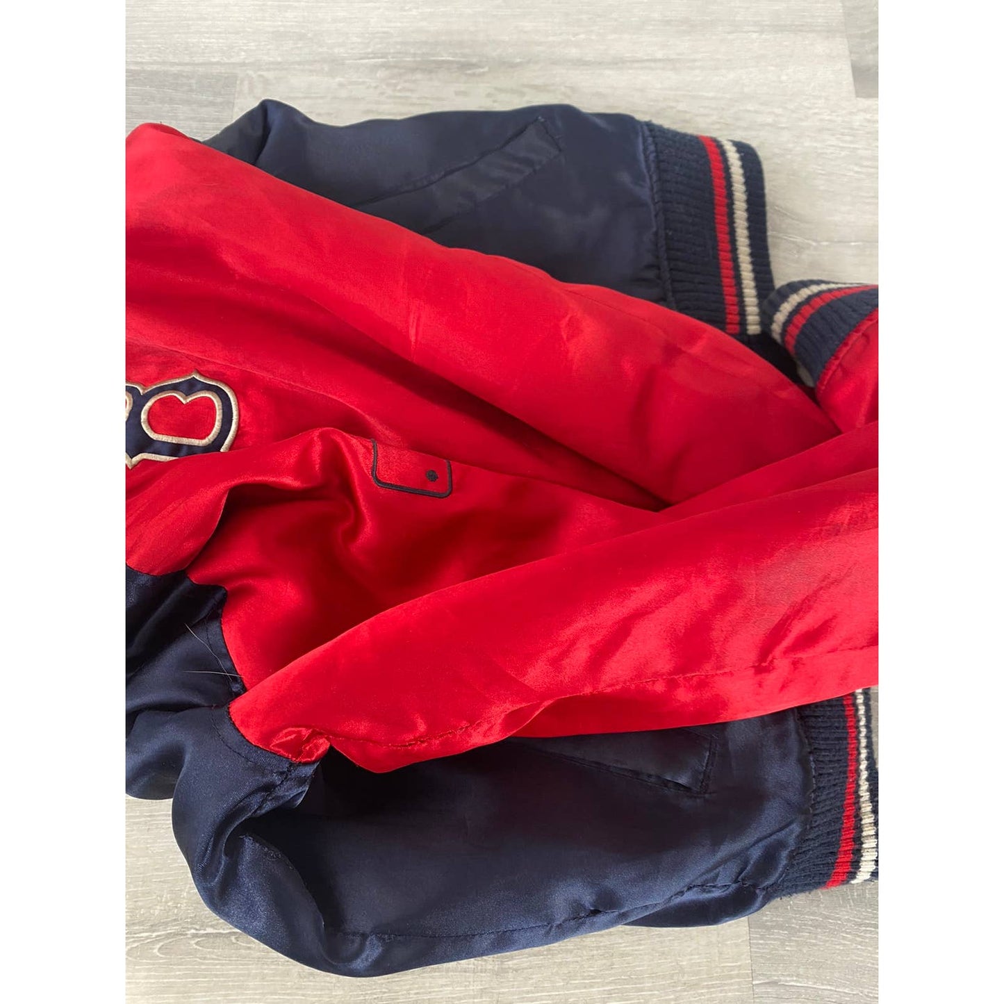 Vintage MLB Boston Red Socks Varsity Bomber Jacket