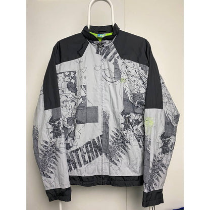 Nike International vintage full print windbreaker grey 90s