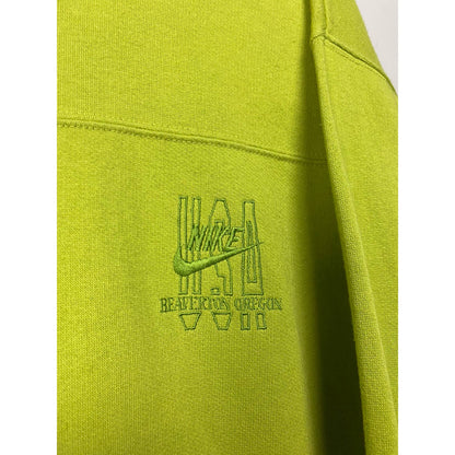 Nike vintage sweatshirt Beaverton Oregon USA lime grey tag