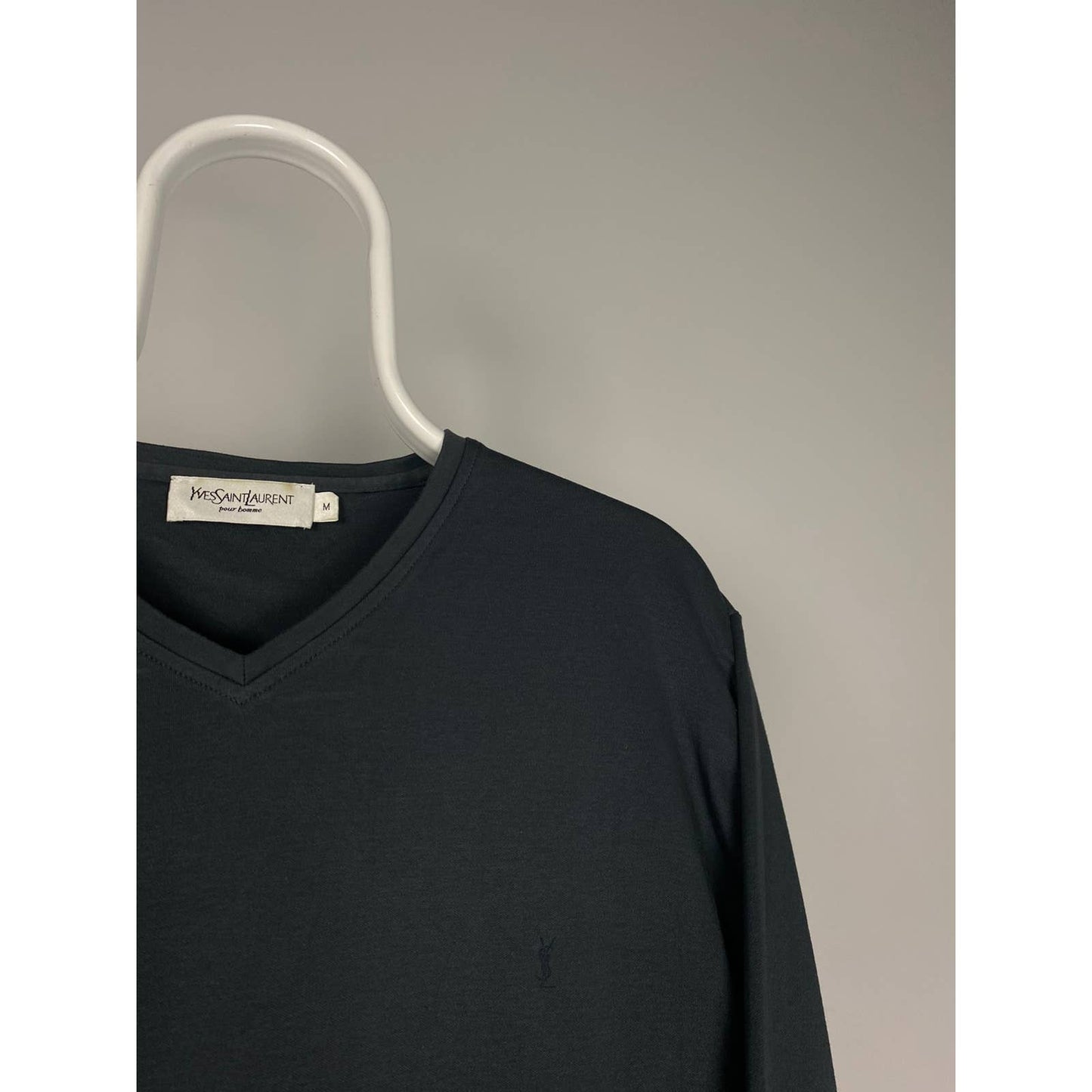 90s Yves Saint Laurent vintage YSL logo long sleeve T-shirt