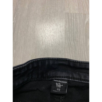 True Religion black jeans denim slim Y2K