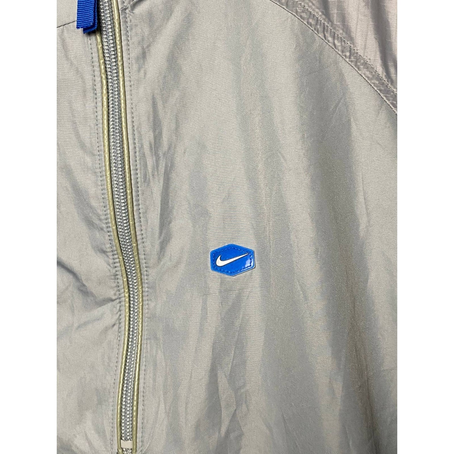 Nike TN vintage grey blue track jacket small hex logo