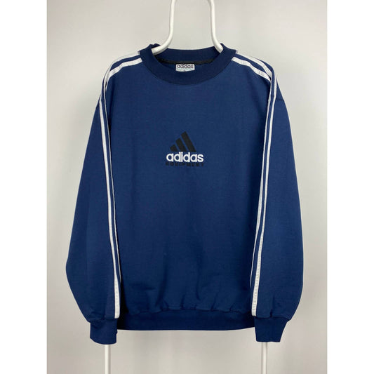 Adidas Equipment vintage center logo sweatshirt EQT navy 90s