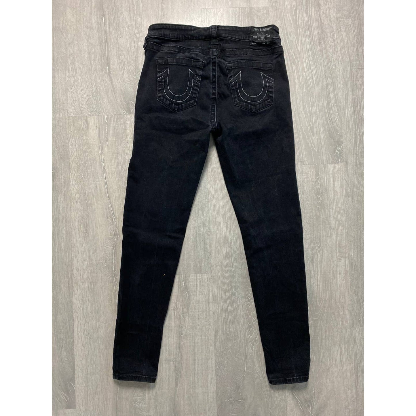 True Religion black jeans denim slim Y2K