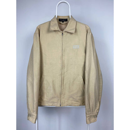 90s Yves Saint Laurent vintage beige small logo YSL jacket